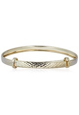 small gorgeous gold adjustable baby bangle